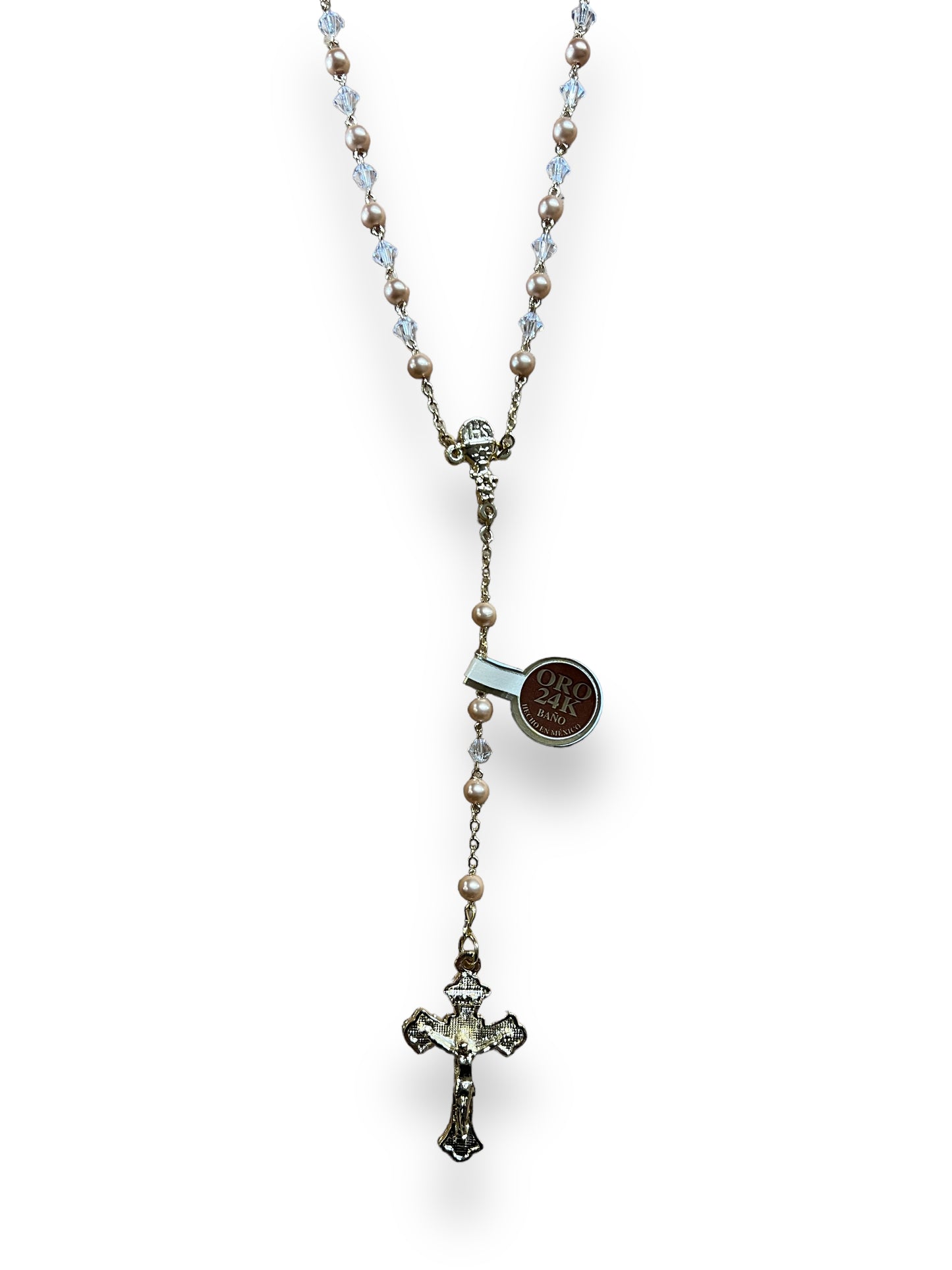 PEARLIZED CRYSTAL ROSARY