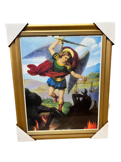 ST MICHAEL FRAME 16x20 | SAN MIGUEL CUADRO