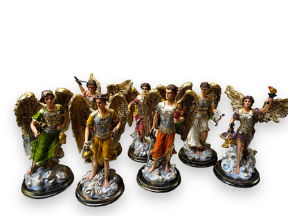 7-ARCHANGEL SET 12" STATUES