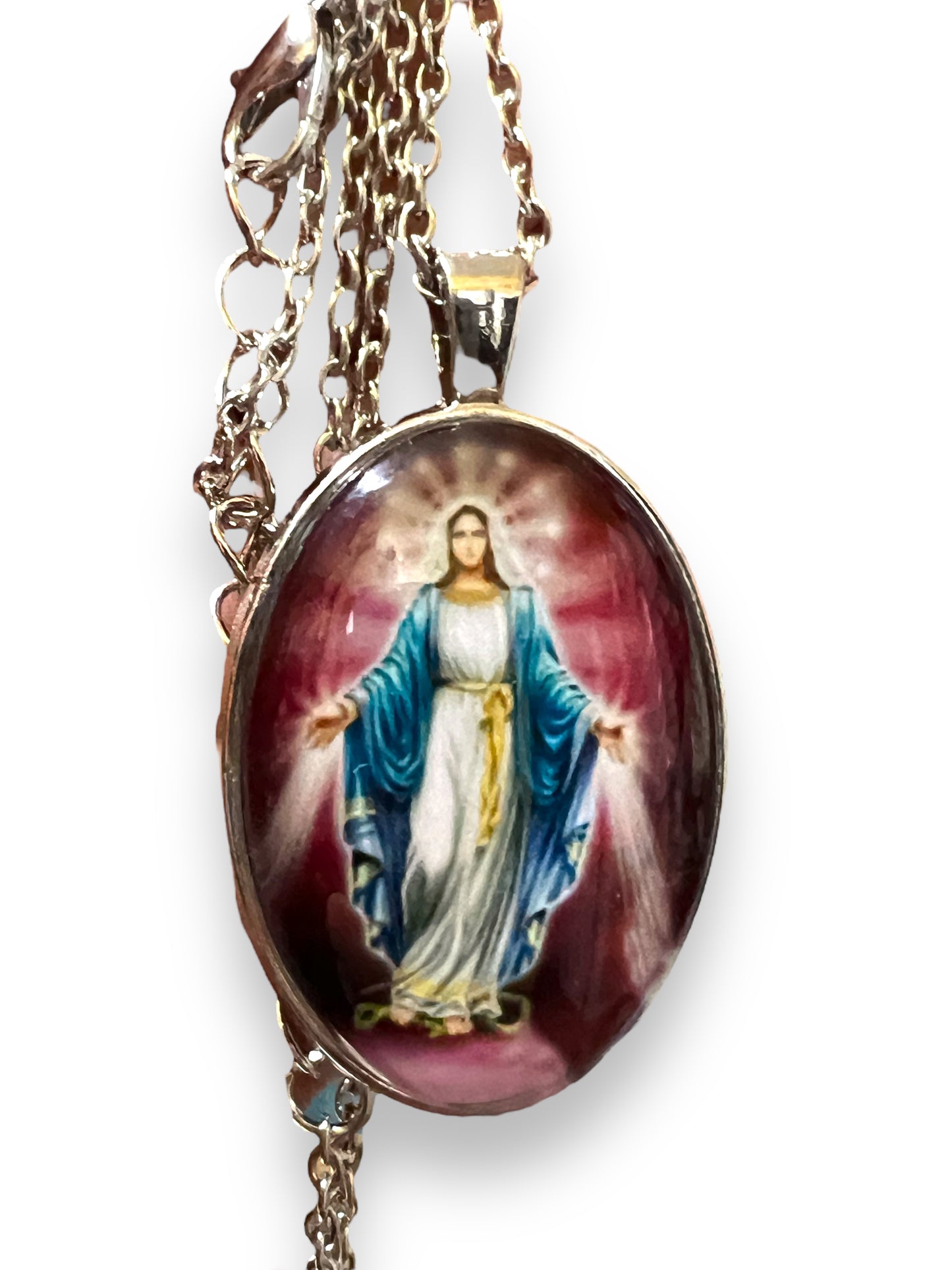 MIRACULOUS MEDAL OVAL PENDANT