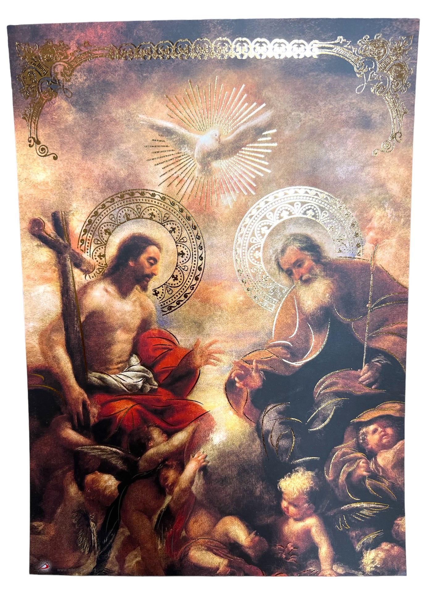 LARGE POSTCARD 8"X6": HOLY TRINITY