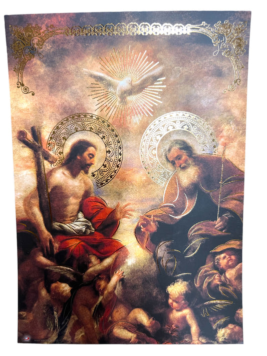 LARGE POSTCARD 8"X6": HOLY TRINITY