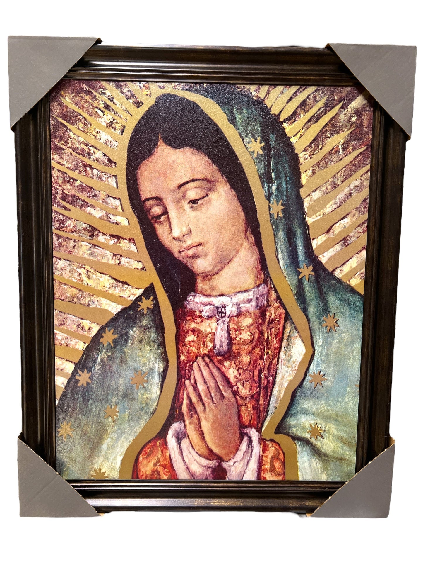 22"x28" FRAMED PRINT -OUR LADY OF GUADALUPE (BUST)