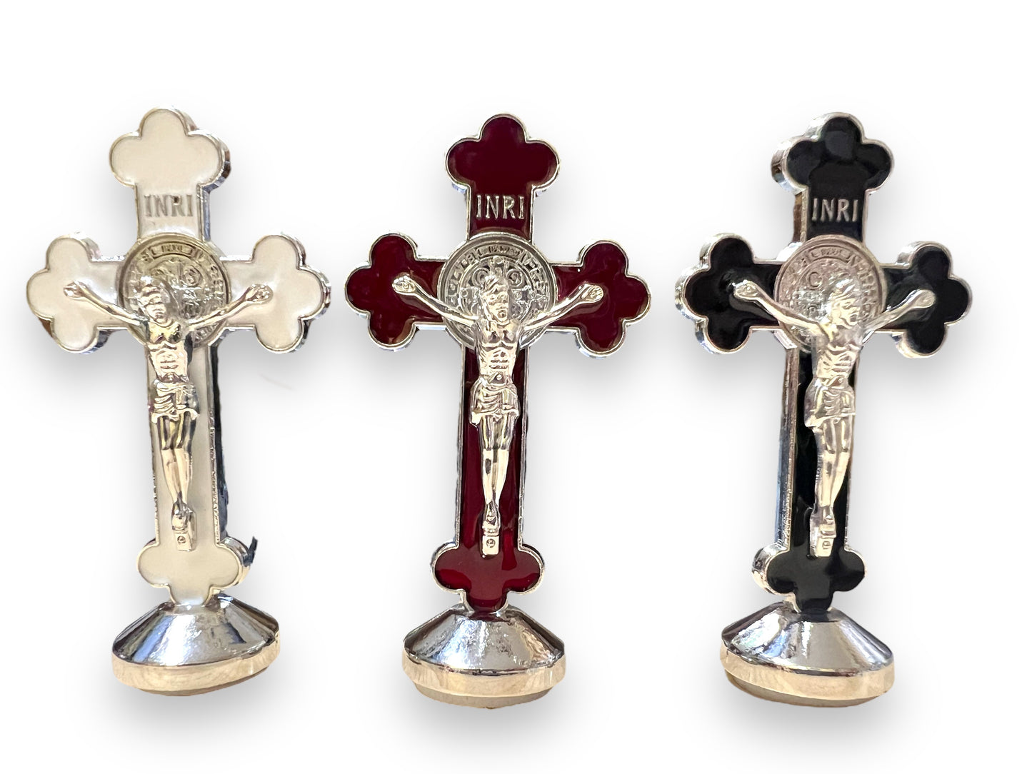 3" ST. BENEDICT AUTO BUDDED CROSS