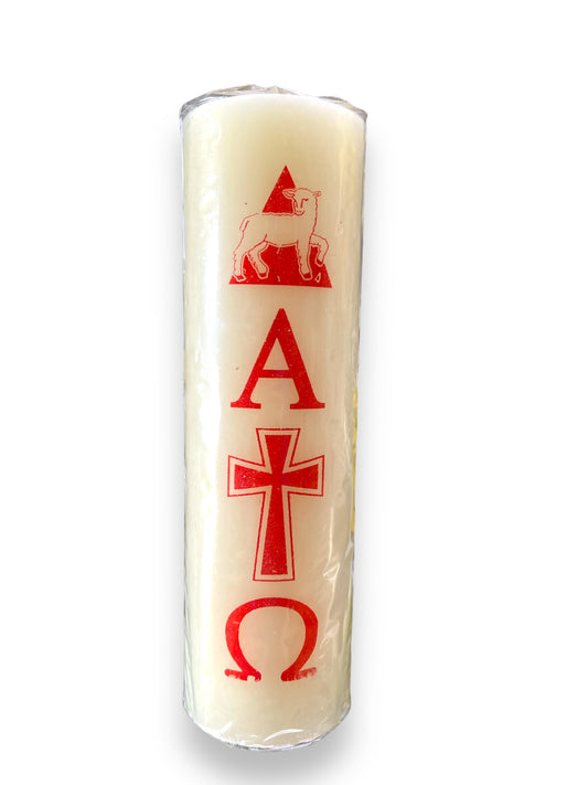 CIRIO #6 EN SERIGRAFIA / SCREEN PRINTED PASCHAL CANDLE