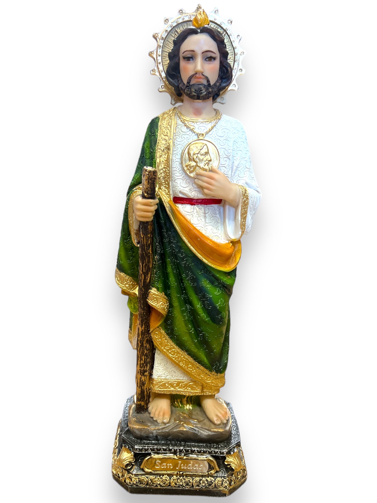 SAN JUDAS / ST JUDE STATUE SHORT STAFF