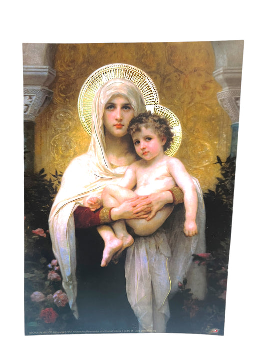 LARGE POSTCARD 8"X6": MADONNA & CHILD