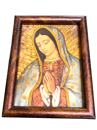 5"x7" FRAME  -OUR LADY OF GUADALUPE (BUST)