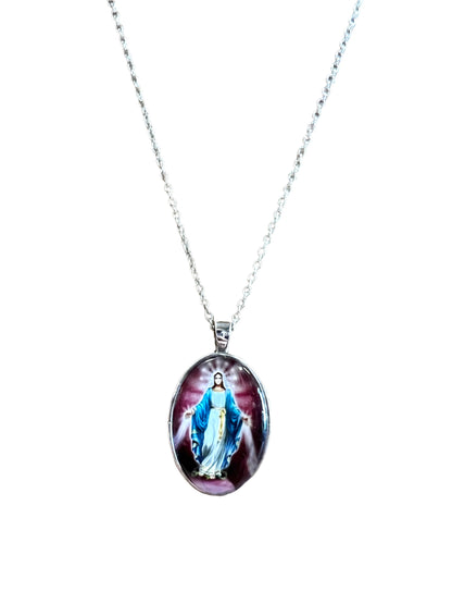 MIRACULOUS MEDAL OVAL PENDANT