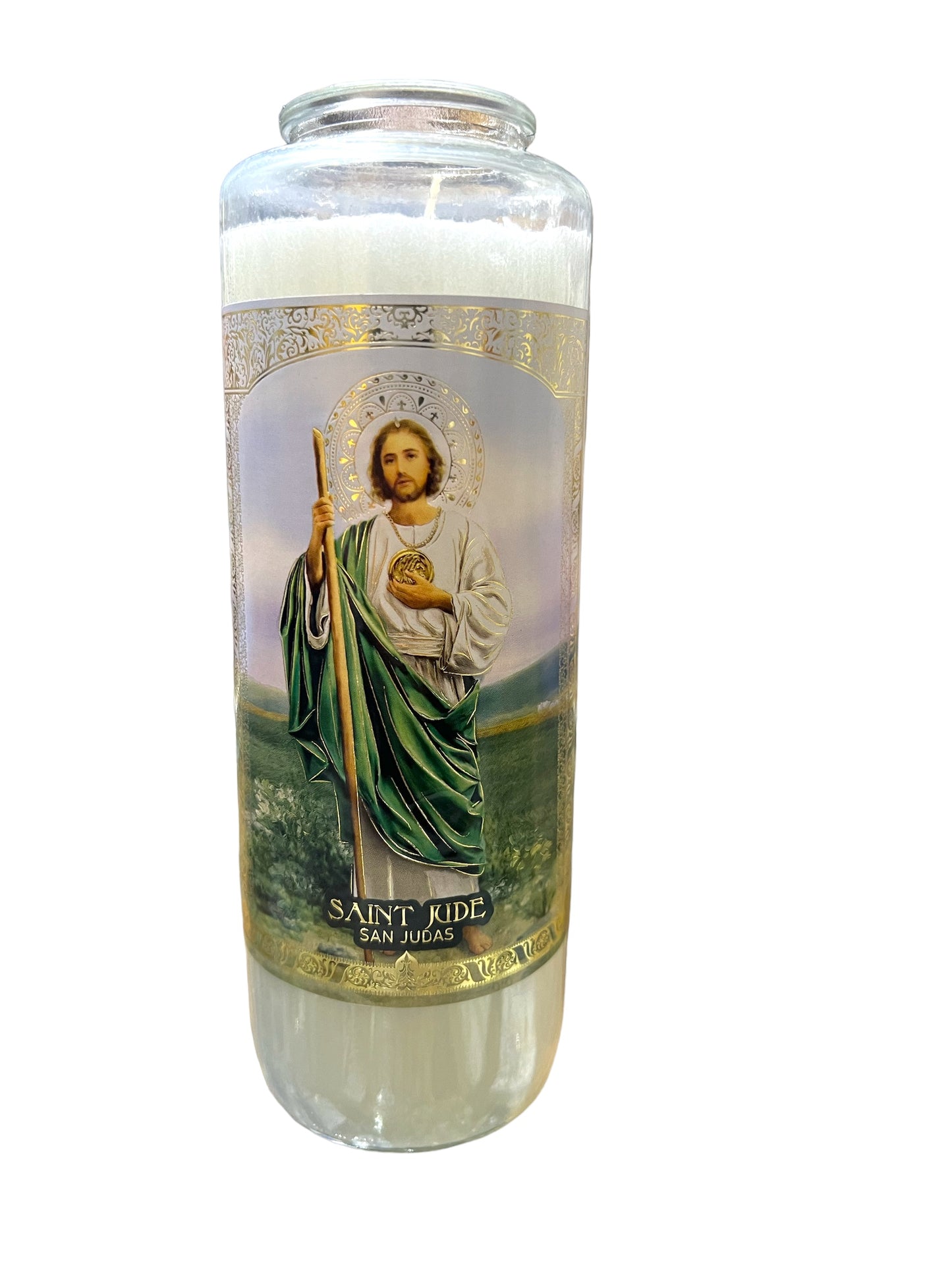 6-DAY GLASS CANDLE: ST. JUDE