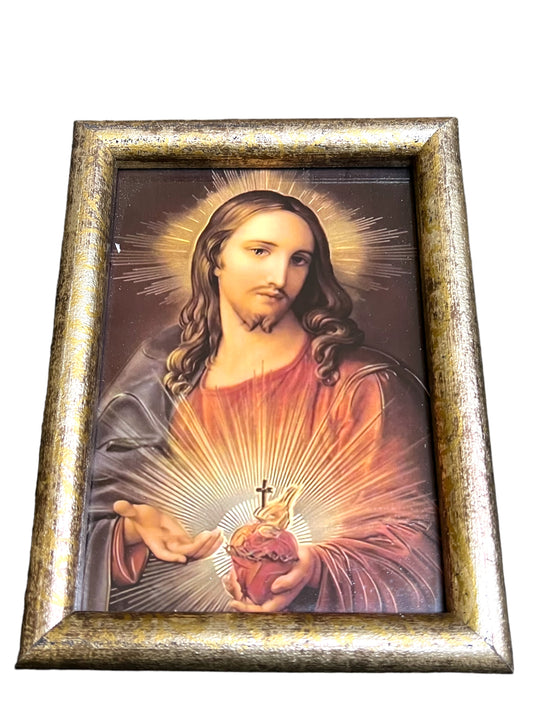 5"x7" FRAME  -SACRED HEART OF JESUS