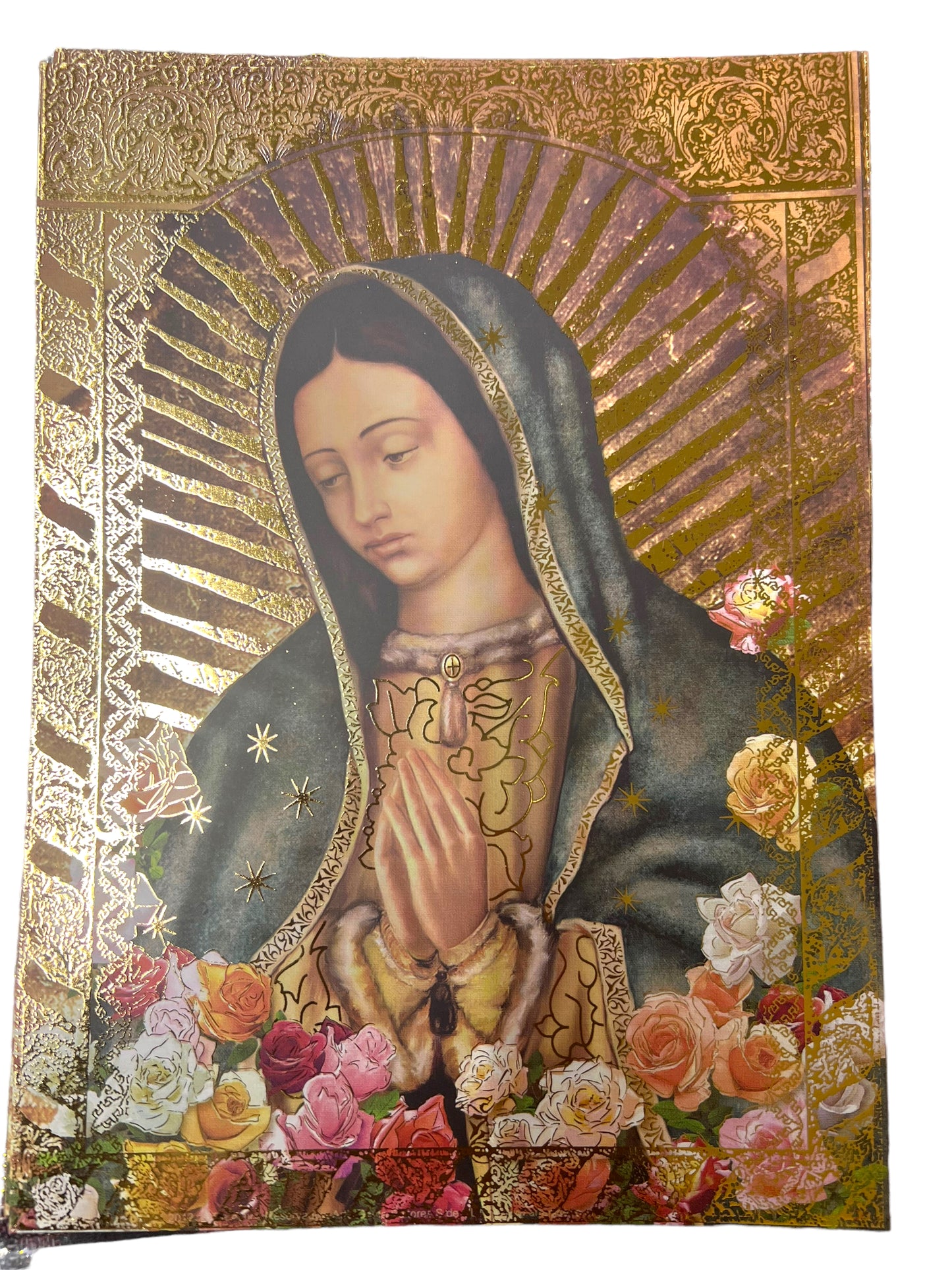 LARGE POSTCARD 8"X6": OUR LADY OF GUADALUPE