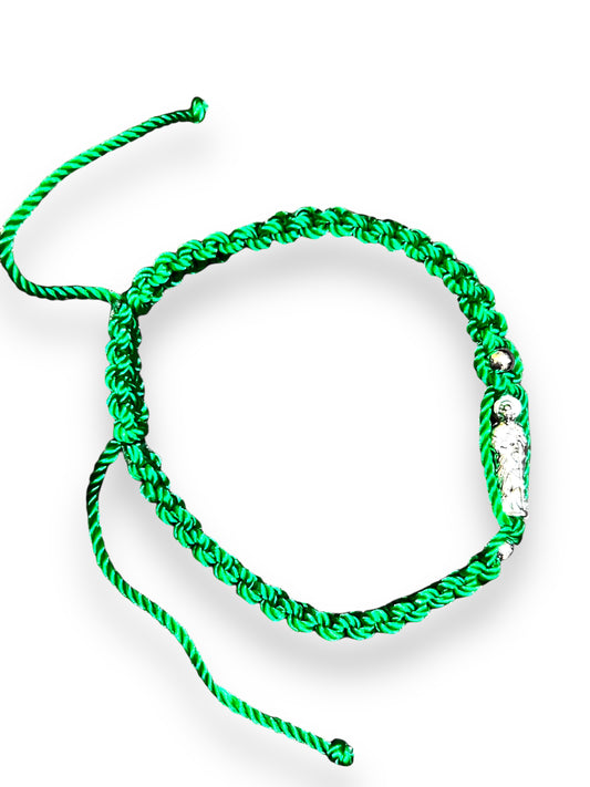 BRACELET: ST. JUDE THADDEUS GREEN THREADED