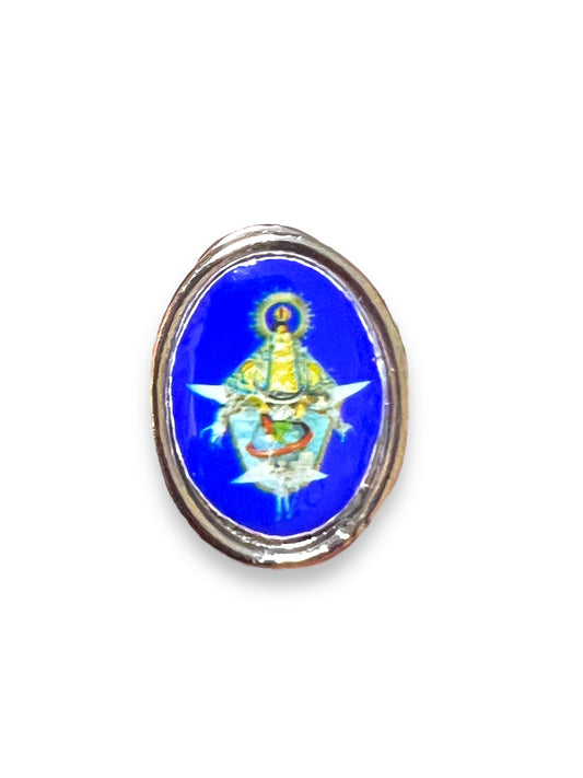 LAPEL PIN: VIRGIN DE JUQUILA