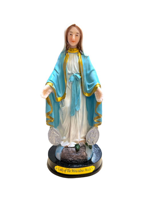 OL MIRACULOUS MEDAL WOODEN BASE