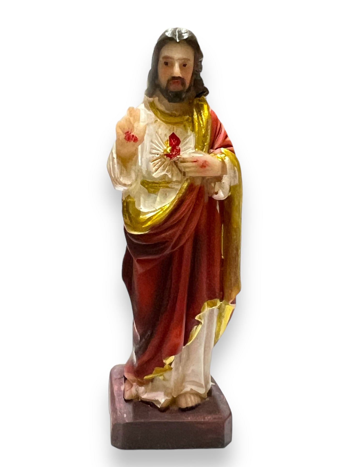 3" SACRED HEART OF JESUS STATUE