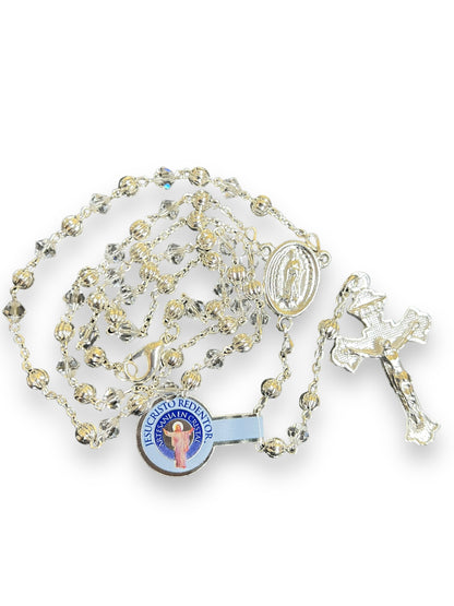 AB CRYSTAL ROSARY W/ CLASP