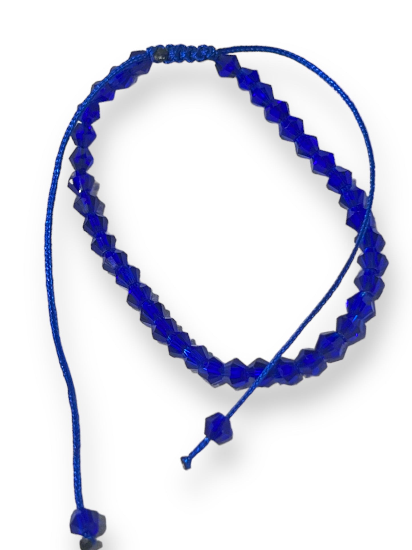 BRACELET: PLAIN ROYAL BLUE CRYSTAL