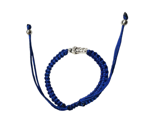 CHILDREN BRACELET: ST. JUDE BLUE THREADED