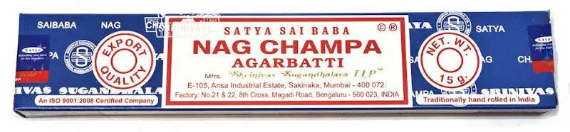 SATYA INCENSE 10-STICK BOX