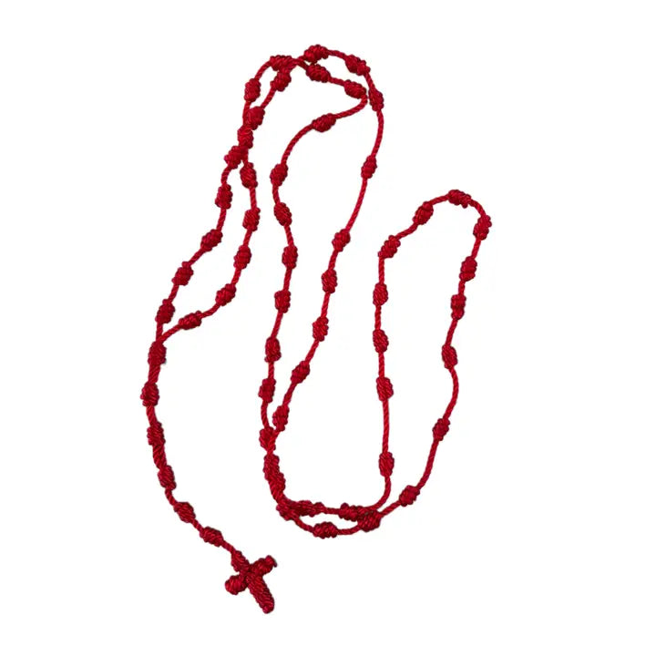 KNOTTED CORD ROSARY| ROSARIO DE HILO