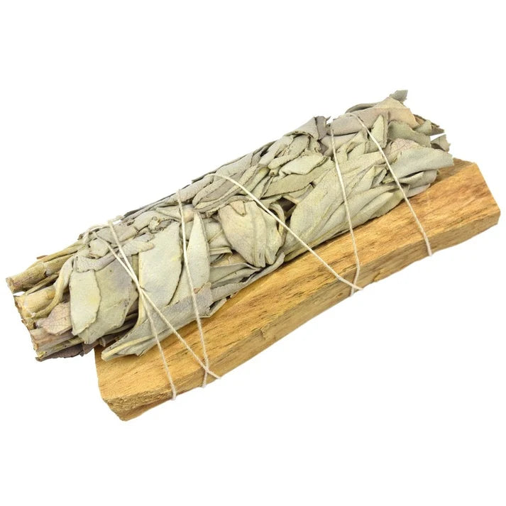 WHITE SAGE & PALO SANTO 4" BUNCH