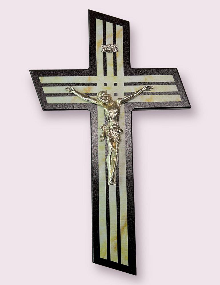 STRIPED WOODEN CROSS