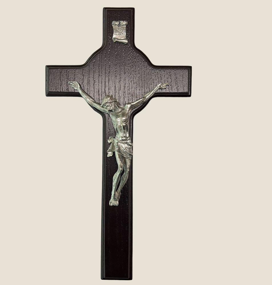 PLAIN WOODEN/METAL CRUCIFIX