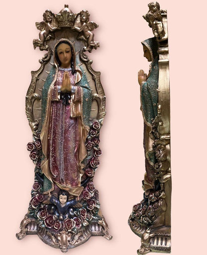 VIRGEN DE GUADALUPE EN RETABLO