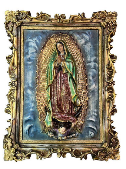 OUR LADY OF GUADALUPE 3D FRAME 20"X14"