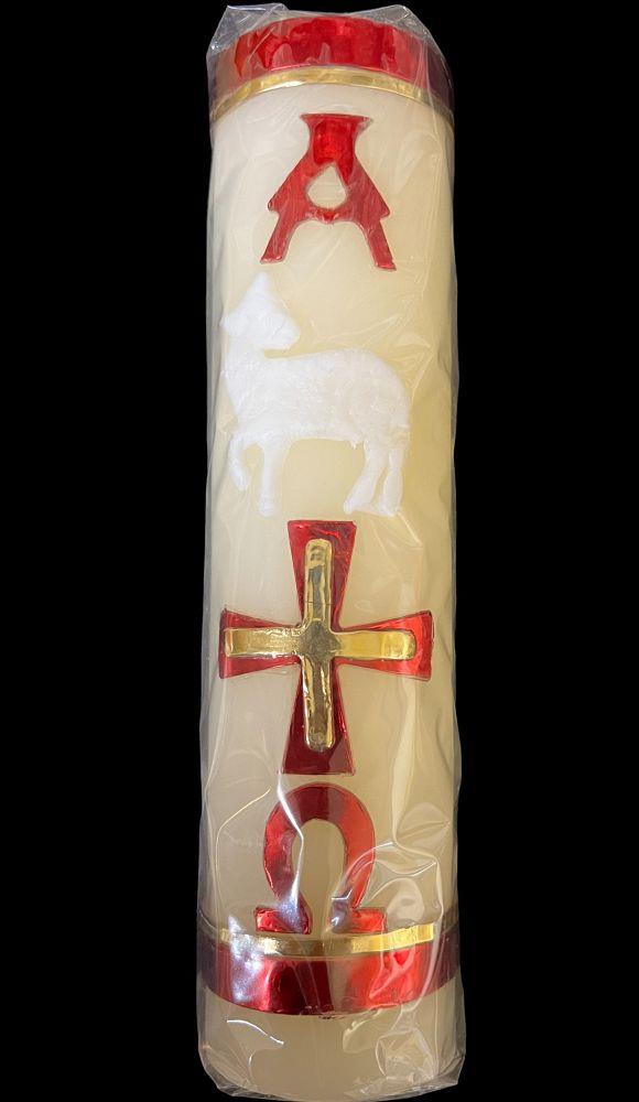 CIRIO PASCUAL#2 DECORADO / PASCHAL CANDLE DECORATED