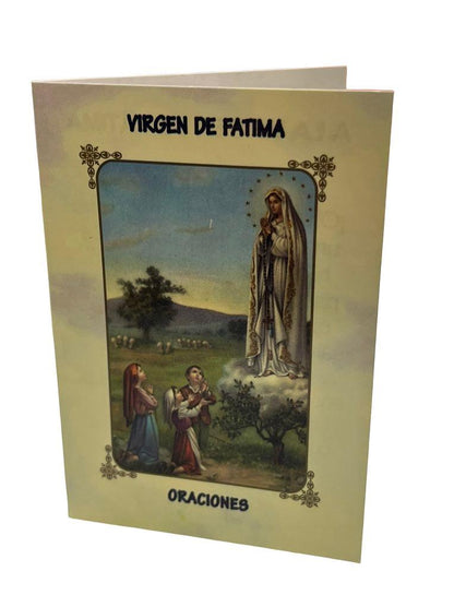 ESTAMPA DOBLE C/ ORACION: VIRGEN DE FATIMA