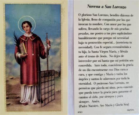 NOVENA A SAN LORENZO