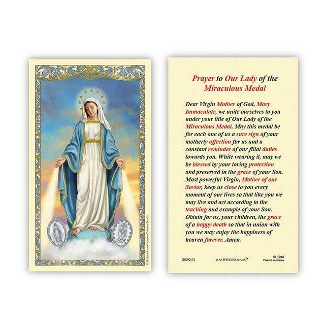 PRAYER TO OUR LADY OF MIRACULOUS MEDAL