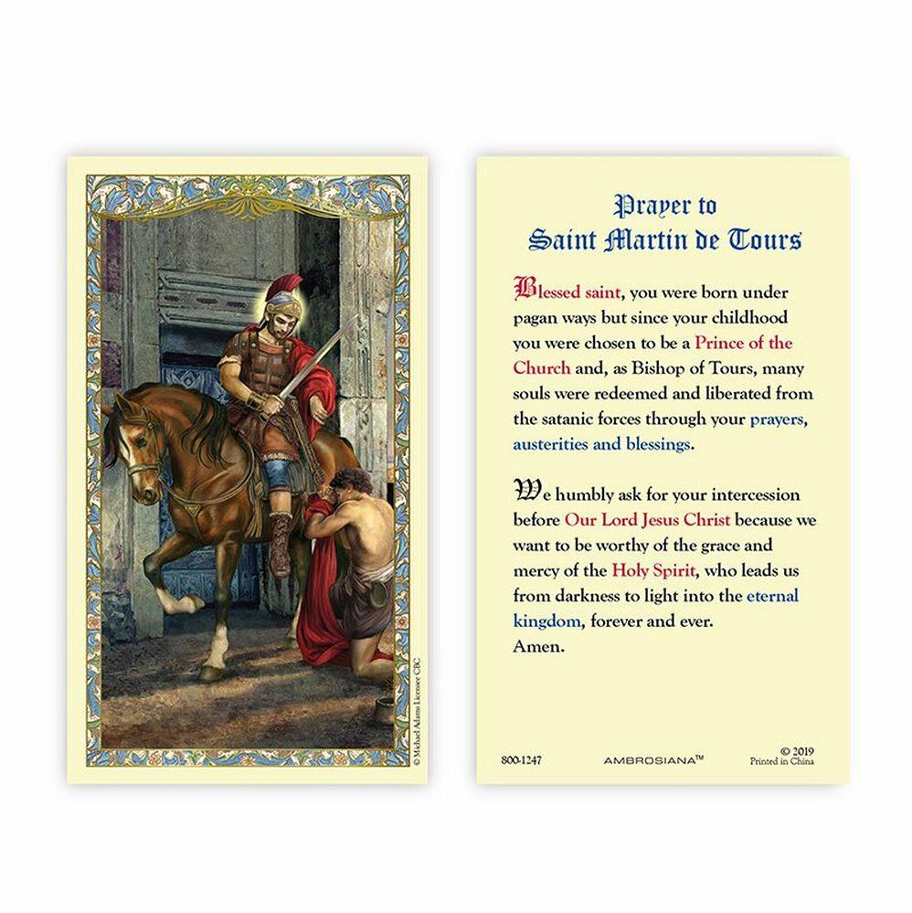 PRAYER TO SAINT MARTIN DE TOURS