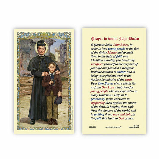 PRAYER TO ST. JOHN BOSCO