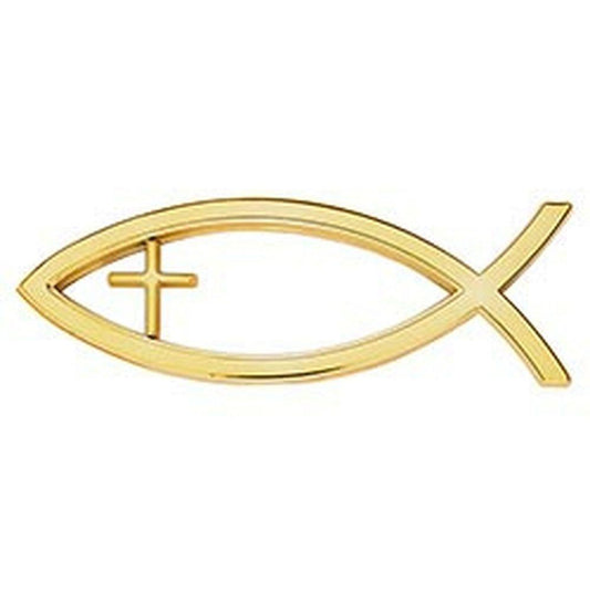 ICHTHUS WITH CROSS AUTO