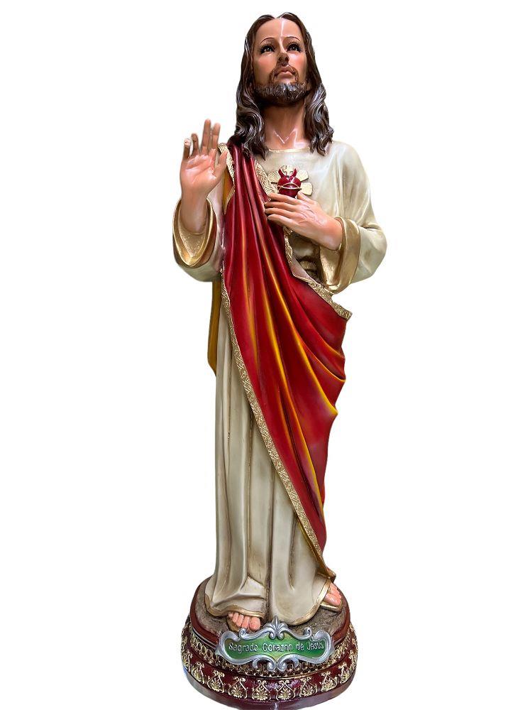 SACRED HEART OF JESUS 32.5" RESIN | SAGRADO CORAZON DE JESUS 32.5" RESINA