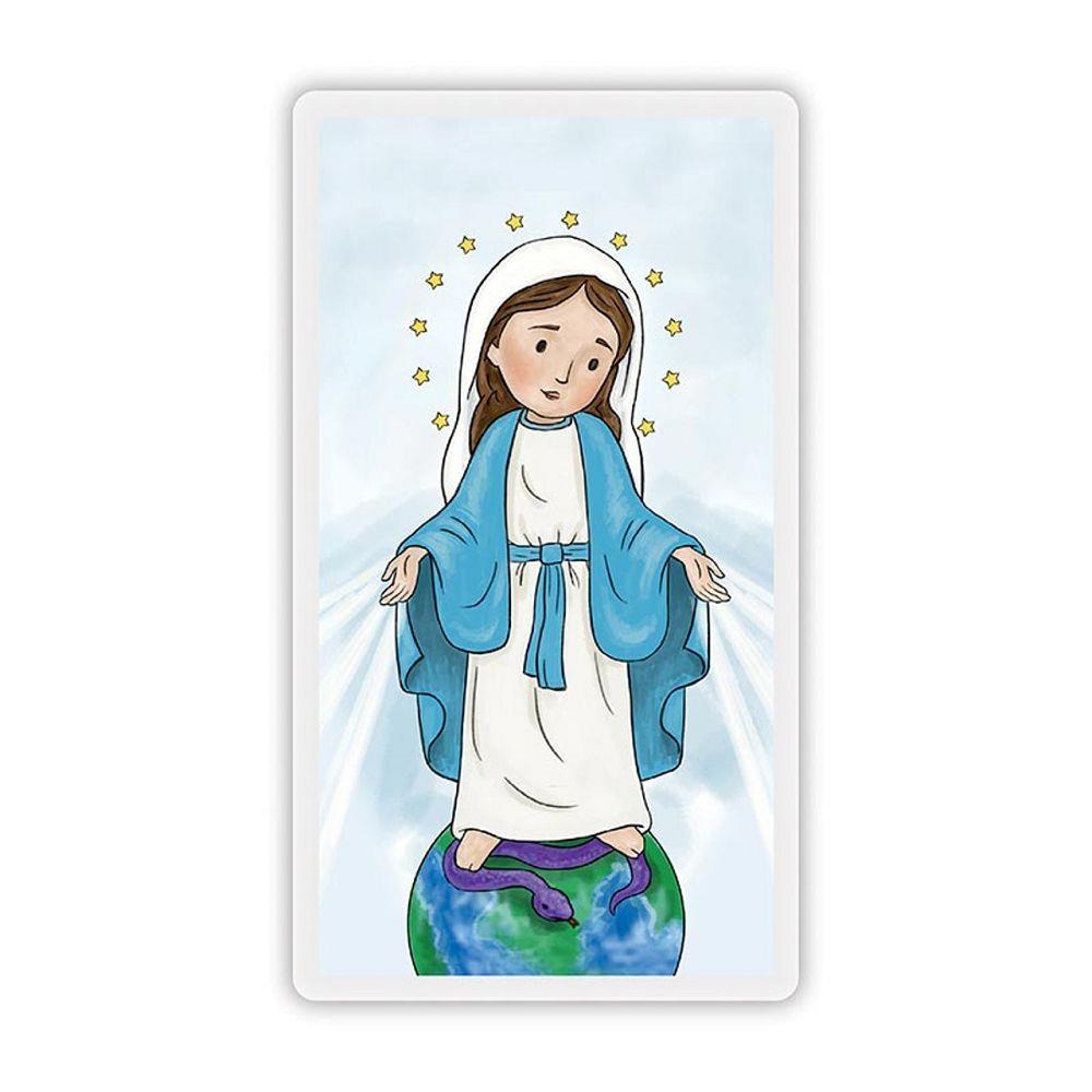 MINI SAINTS HAIL MARY HOLY CARD