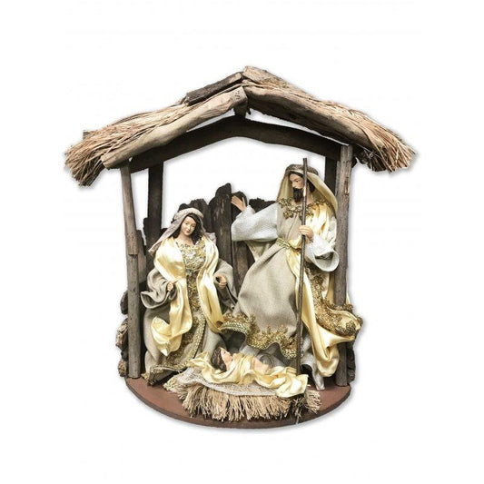 HOLY FAMILY AND STABLE