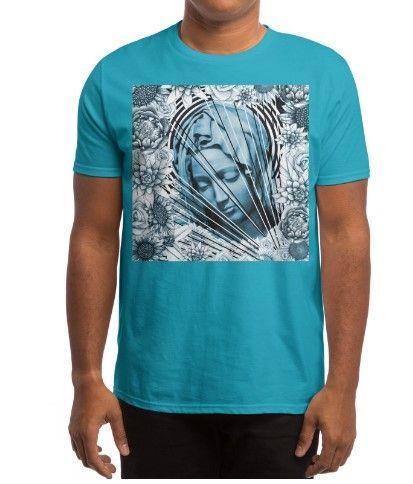 PLAYERA AQUA DE LA VIRGEN MARIA (MEDIANO) 