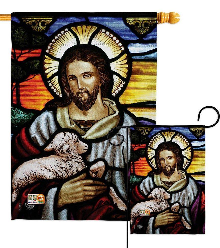 JESUS IS THE GOOD SHEPHERD DECOR FLAG