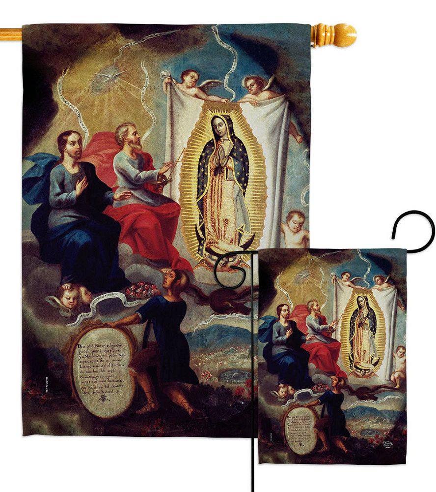 PINTURA VIRGEN GUADALUPE FE MÉXICO