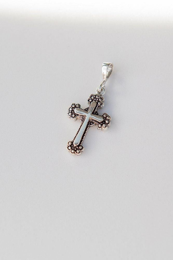 SILVER CROSS PENDANT