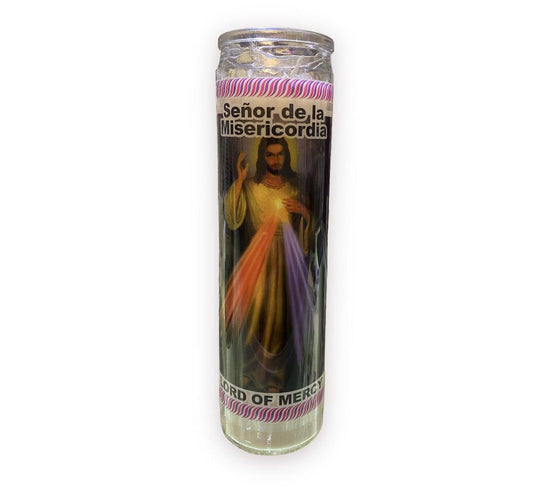 3-DAY OFFERING GLASS CANDLE - LORD OF MERCY