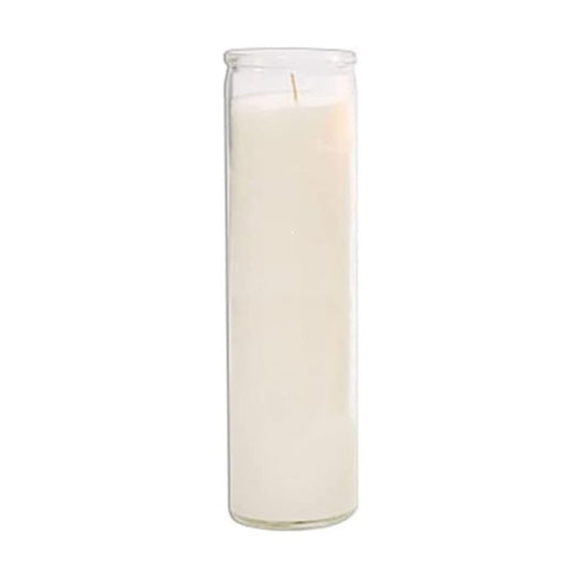 3-DAY OFFERING GLASS CANDLE - WHITE