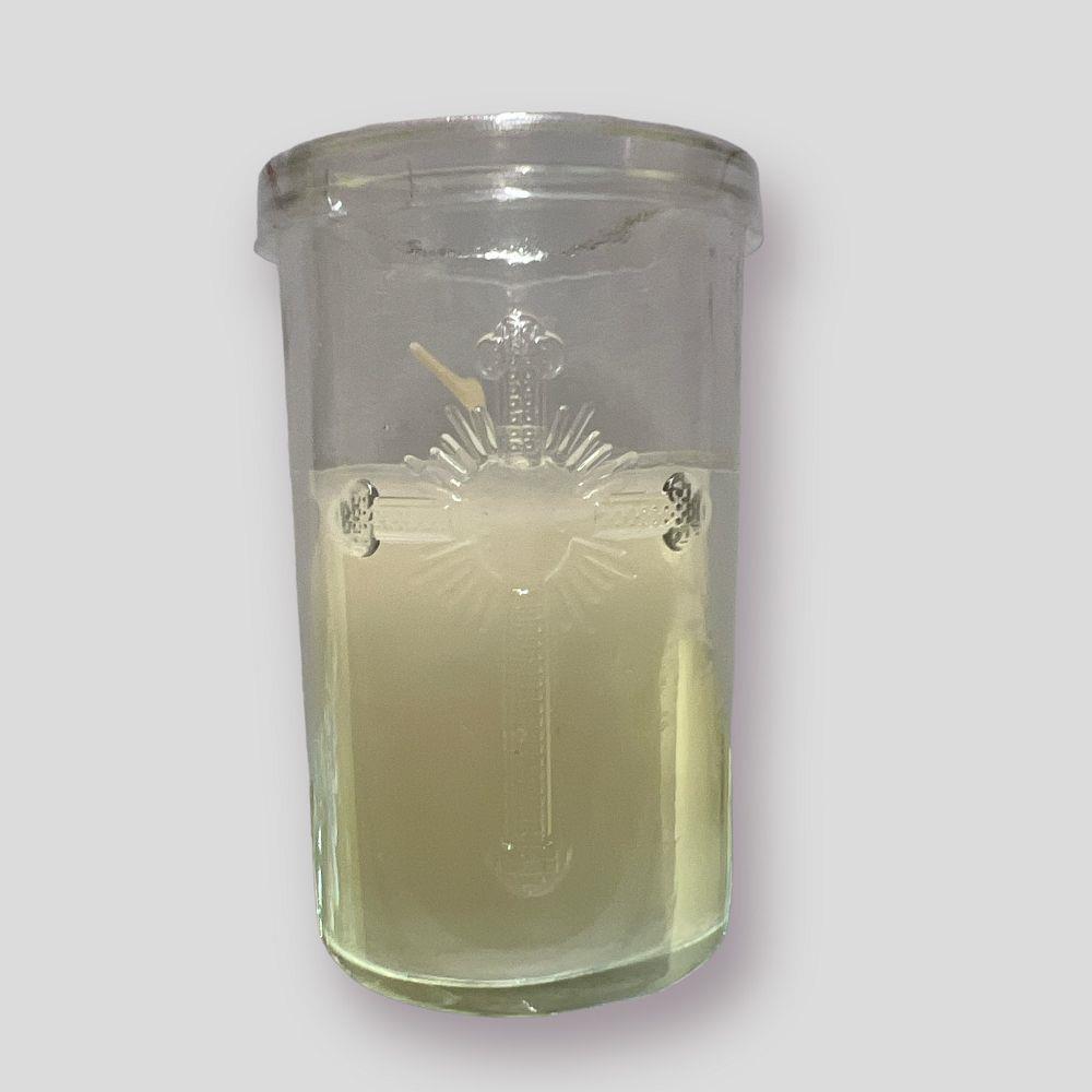 BEESWAX/PARAFFIN JAR CANDLE