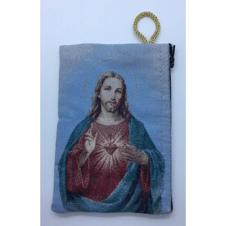 SM ROSARY POUCH - SACRED HEART