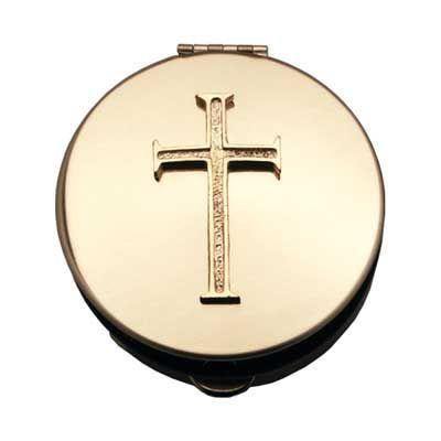 2" PYX WITH LATIN CROSS