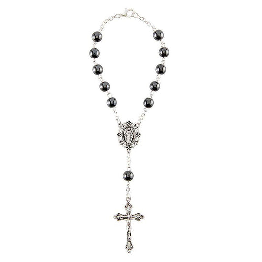 HEMATITE AUTO ROSARY